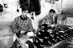 Women’s shoe workshop, Tehran, Seyed Vali Alley, 1996