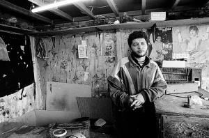 Women’s shoe workshop, Tehran, Seyed Vali Alley, 1996