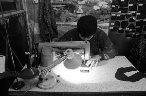 Women’s shoe workshop, Tehran, Seyed Vali Alley, 1996